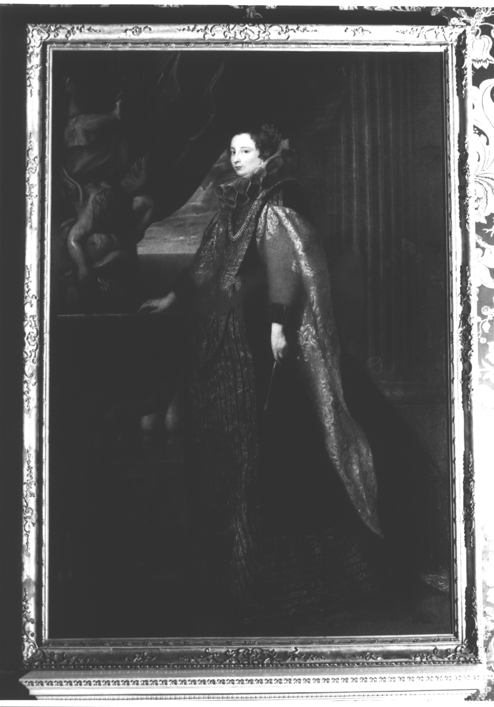 Ritratto di Caterina Balbi Durazzo, Nobile dama (dipinto, opera isolata) di Van Dyck Antoon (prima metà sec. XVII)