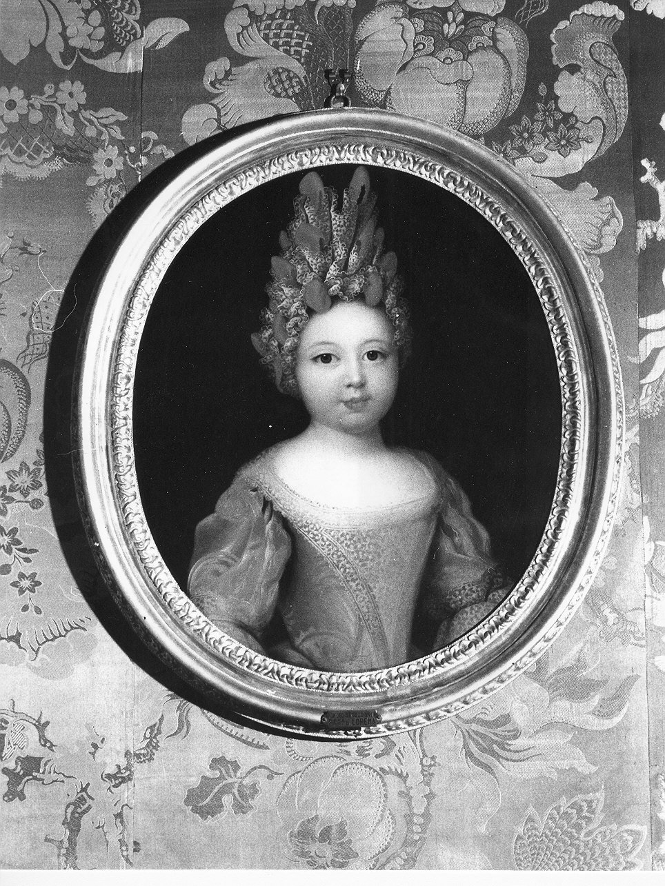 Ritratto di Gabriella Carlotta di Lorena, Giovane principessa (dipinto, pendant) - ambito francese (inizio sec. XVIII)
