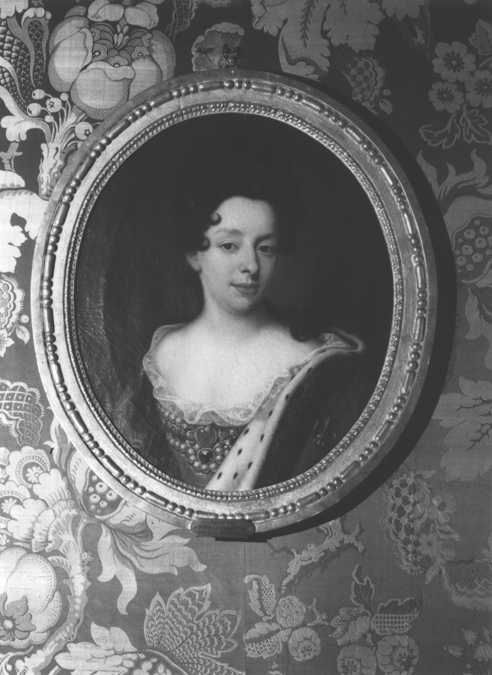 Ritratto di Anna Maria d'Orléans duchessa di Savoia e poi regina di Sardegna, Dama (dipinto, opera isolata) - ambito piemontese (fine/ inizio secc. XVII/XVIII)