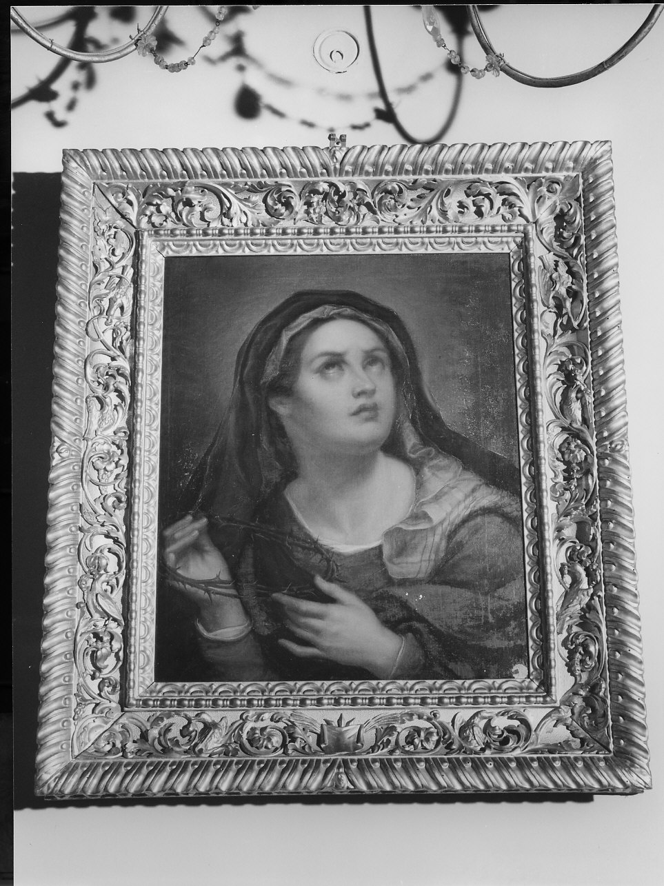 Madonna addolorata, Madonna Addolorata (dipinto, opera isolata) di Rasori Vincenzo - ambito ligure (metà sec. XIX)