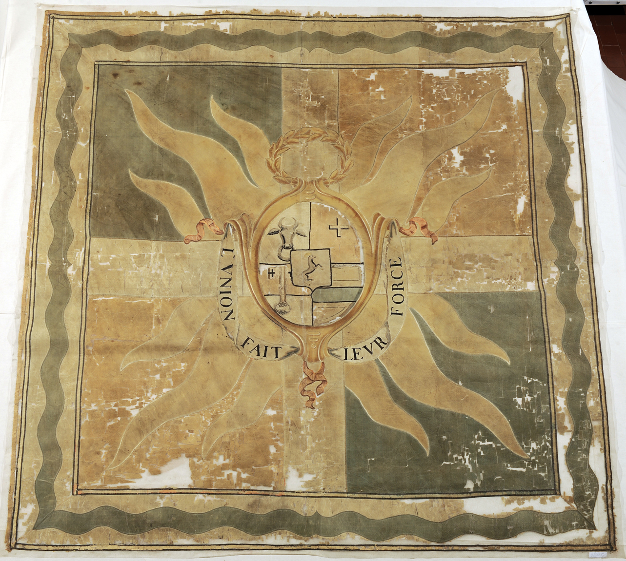 soggetto assente (bandiera) di Aostallo Giovanni (fine sec. XVIII)
