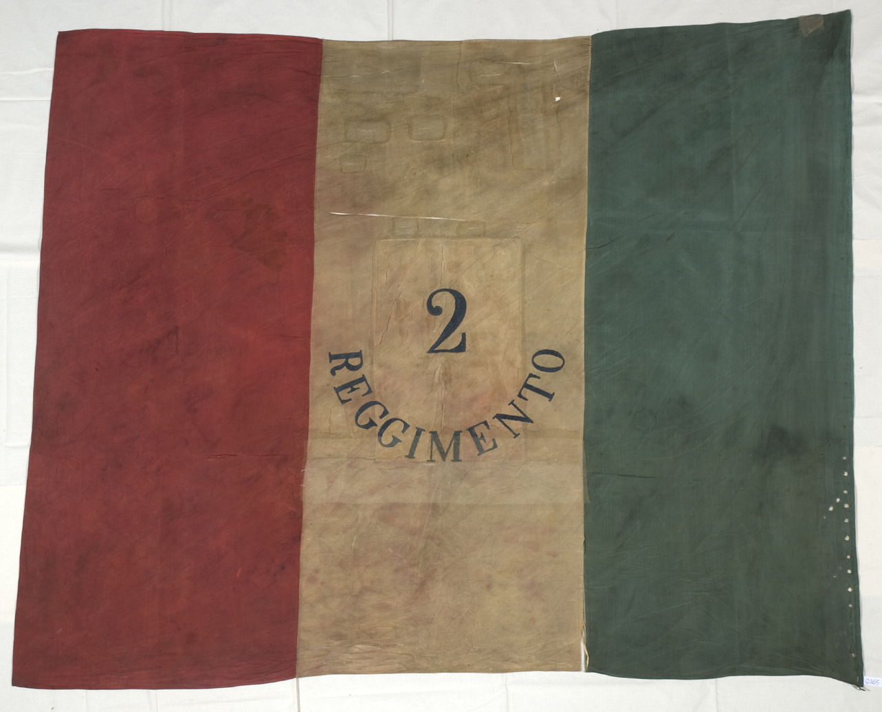 soggetto assente (bandiera, insieme) - manifattura toscana (terzo quarto sec. XIX)