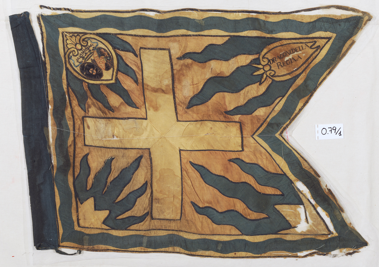 soggetto assente (bandiera, insieme) di Pellengo Giovanni, Cinzano (primo quarto sec. XIX)
