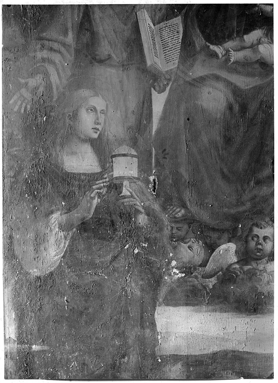 Arezzo - Museo Statale d'Arte Medievale e Moderna -Madonna con bambino, L. Signorelli (negativo) di Signorelli Luca, Gabinetto fotografico del Polo Museale Fiorentino (laboratorio) (primo quarto XX)