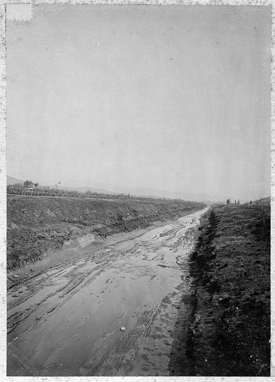 Arezzo - Fiume Chiana (negativo) di Gabinetto fotografico del Polo Museale Fiorentino (laboratorio) (primo quarto XX)