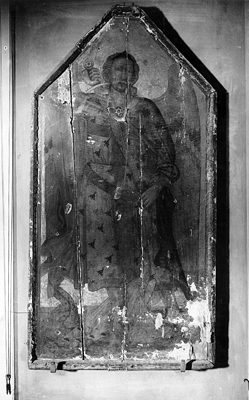 Arezzo - Museo Statale d'Arte Medievale e Moderna - San Michele Arcangelo (negativo) di Spinelli Parri, Perazzo, N (primo quarto XX)