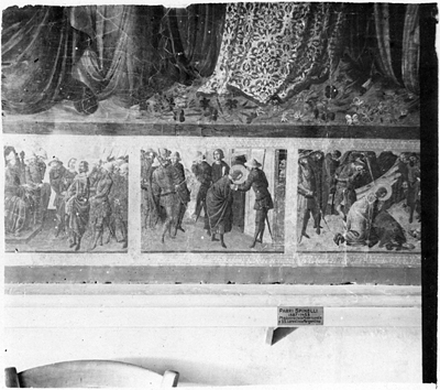 Arezzo - Museo Statale d'Arte Medievale e Moderna - Tavola della Madonna della Misericordia di Parri Spinelli (negativo) di Spinelli Parri, Gabinetto fotografico del Polo Museale Fiorentino (laboratorio) (primo quarto XX)