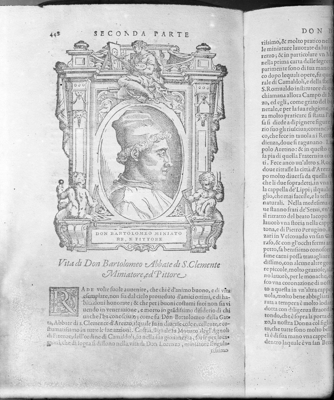 Arezzo - Biblioteca - Ritratto di Don Bartolomeo Miniato (negativo) di Gabinetto fotografico del Polo Museale Fiorentino (laboratorio) - bottega aretina (inizio XX)