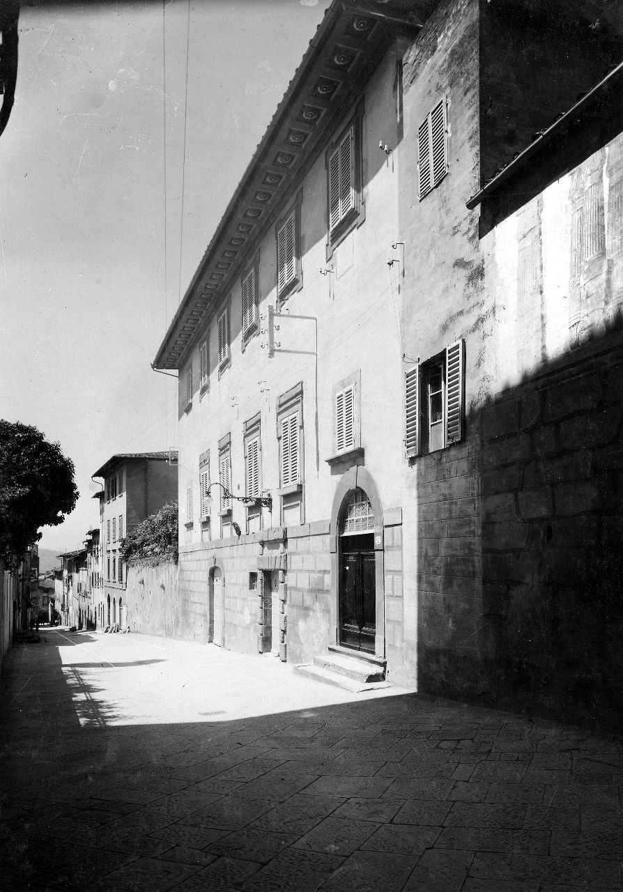 Arezzo - Casa del Vasari - Esterno (negativo) di Gabinetto fotografico del Polo Museale Fiorentino (laboratorio) (inizio XX)