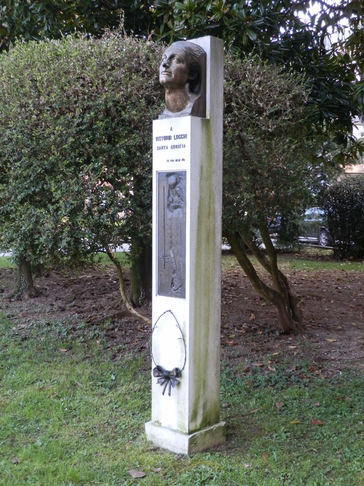 Vittorio Locchi, Santa Gorizia (monumento ai caduti - ad erma, opera isolata) di Baroni Eugenio (attribuito) (primo quarto XX)