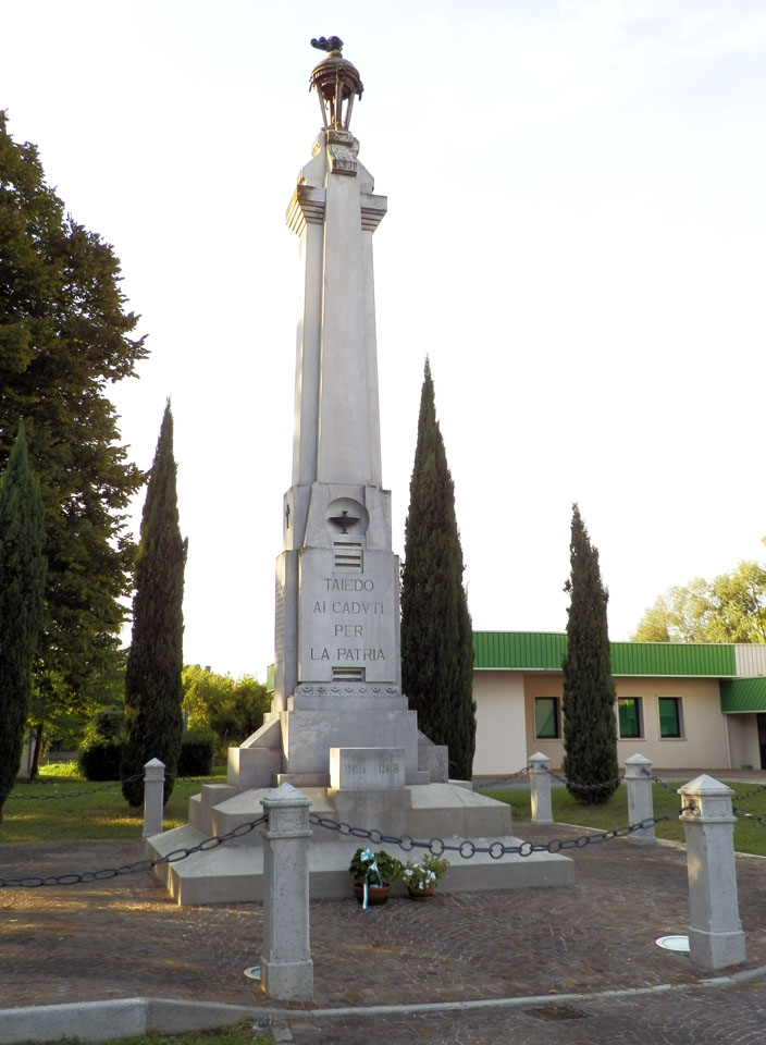 soggetto assente (monumento ai caduti - a pilastro, opera isolata) - ambito friulano (prima metà XX)