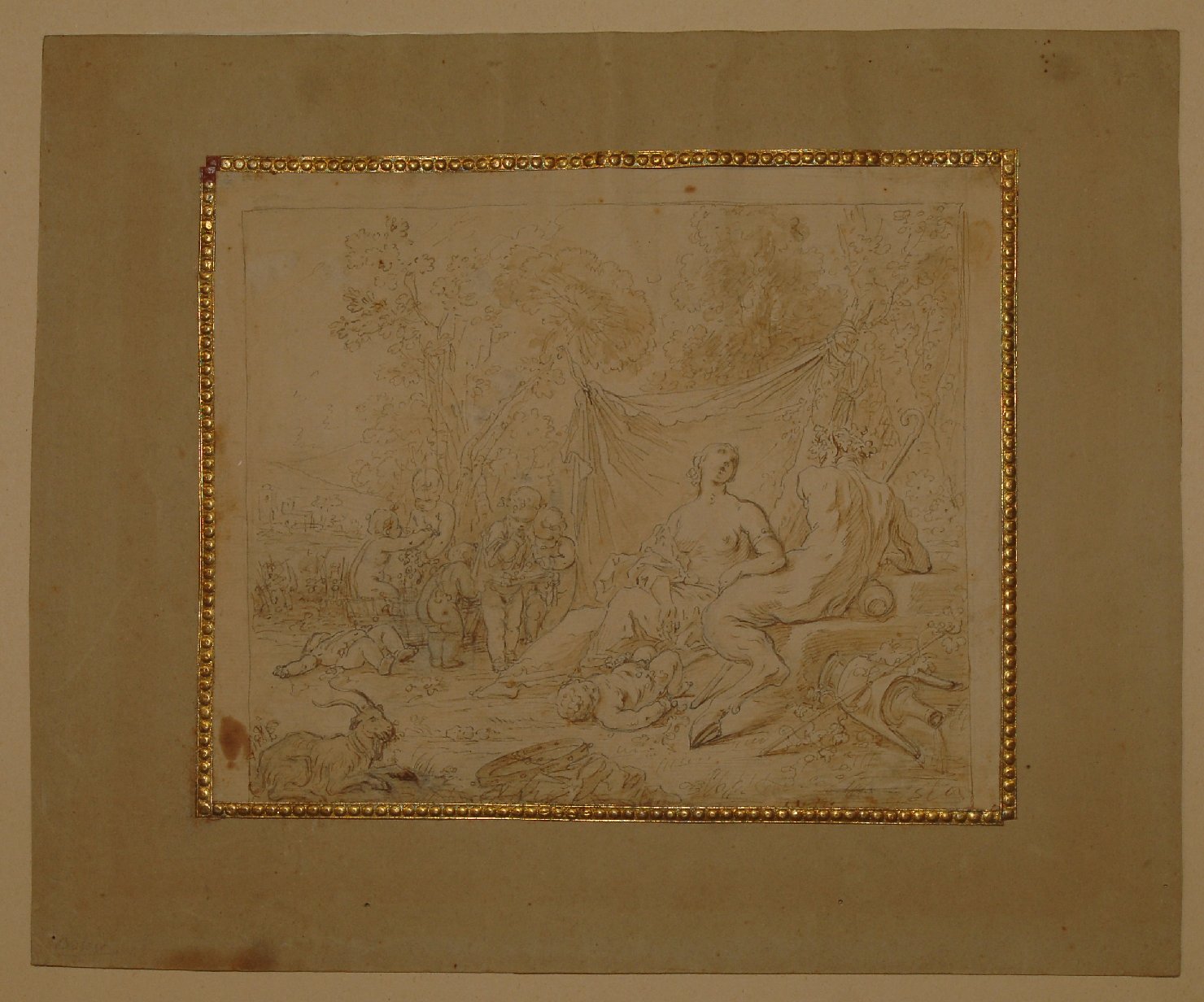 allegoria dell'abbondanza (disegno, opera isolata) di Ferrari Pietro Melchiorre (sec. XVIII)