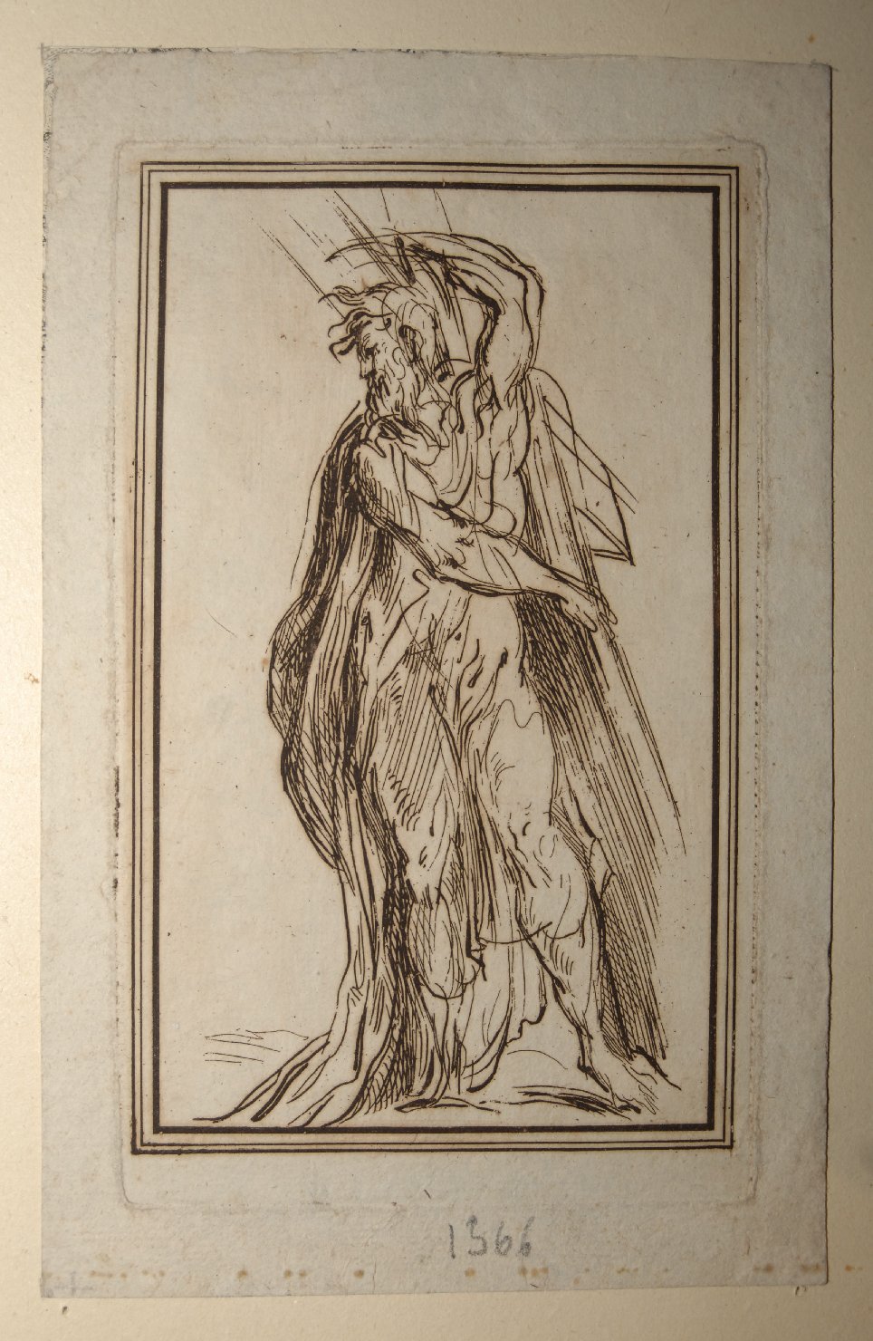 Sant'Andrea (stampa) di Rosaspina Francesco (attribuito) (secc. XVIII/ XIX)