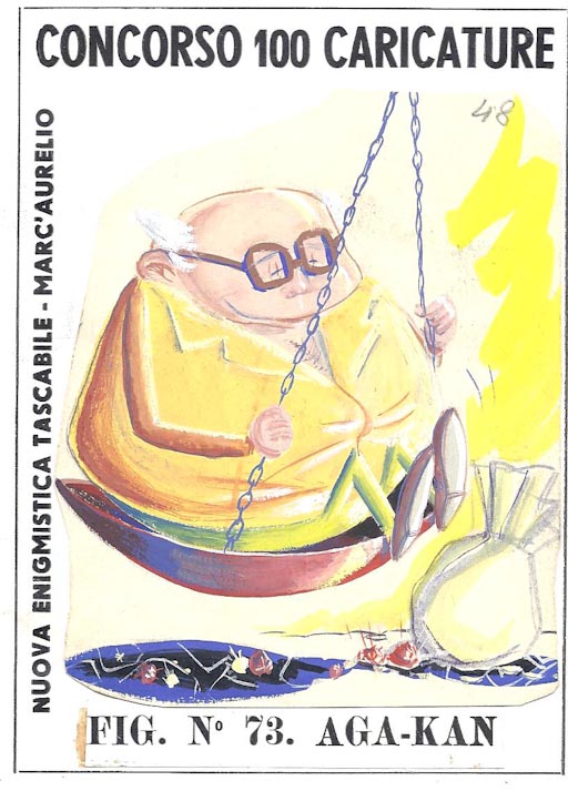 Aga Khan (disegno, opera isolata) - ambito italiano (sec. XX)