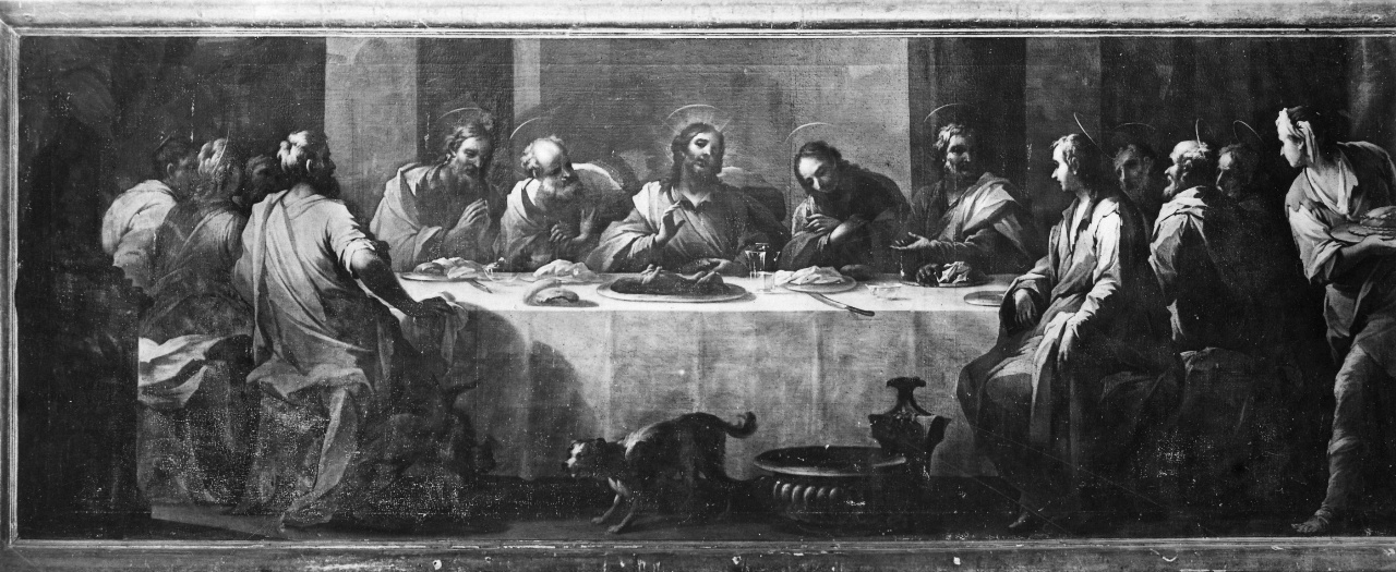 ultima cena (dipinto) di Sagrestani Giovanni Camillo (attribuito) (sec. XVIII)