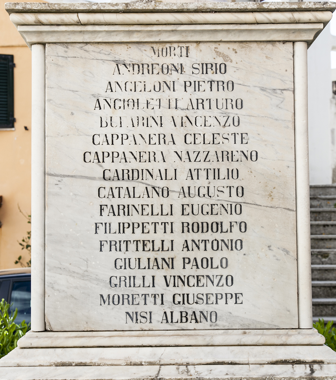 assente (monumento ai caduti - a colonna spezzata, opera isolata) - ambito marchigiano (primo quarto XX)