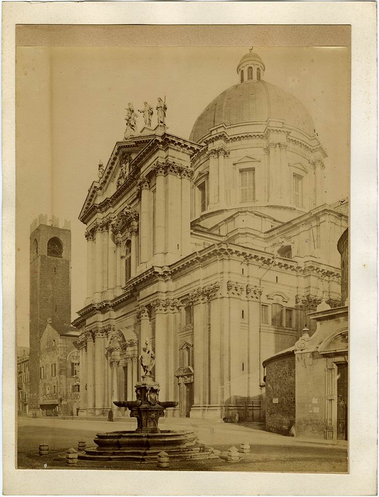 Architettura religiosa - Chiese - Elementi architettonici - Facciate - Cupole (positivo, insieme) di Anderson, Domenico (stabilimento), Anonimo <Brescia 1875-1899> (XIX-XX)