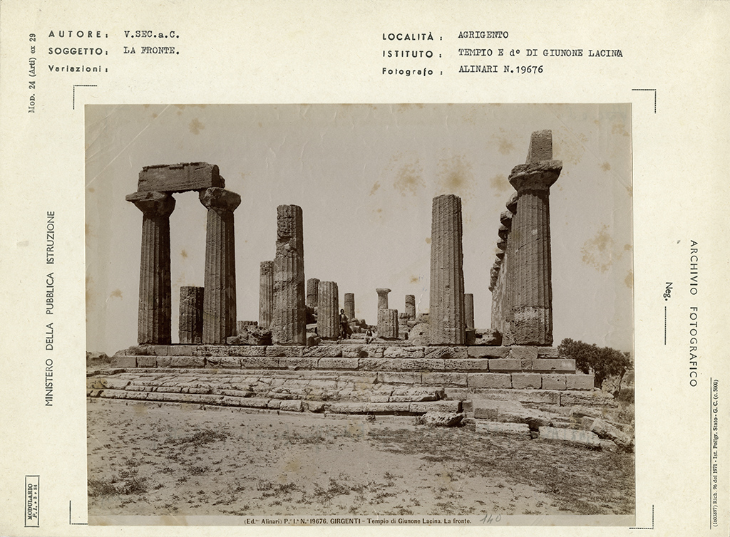 Archeologia classica - Architettura - Templi (positivo, insieme) di Anderson, Domenico, Alinari, Fratelli, Brogi, Giacomo, Gabinetto Fotografico Nazionale (XIX-XX)