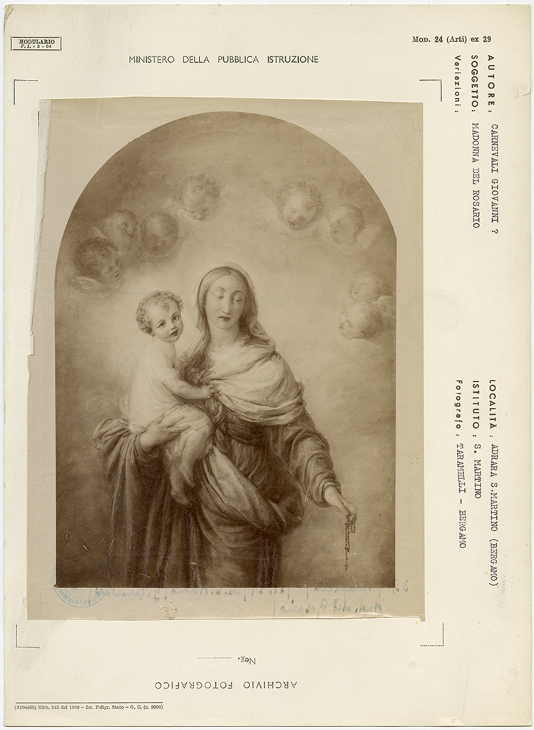 Architettura religiosa - Chiese - Interni - Pittura - Dipinti (positivo) di Stabilimento Fotografico Taramelli (XIX-XX)