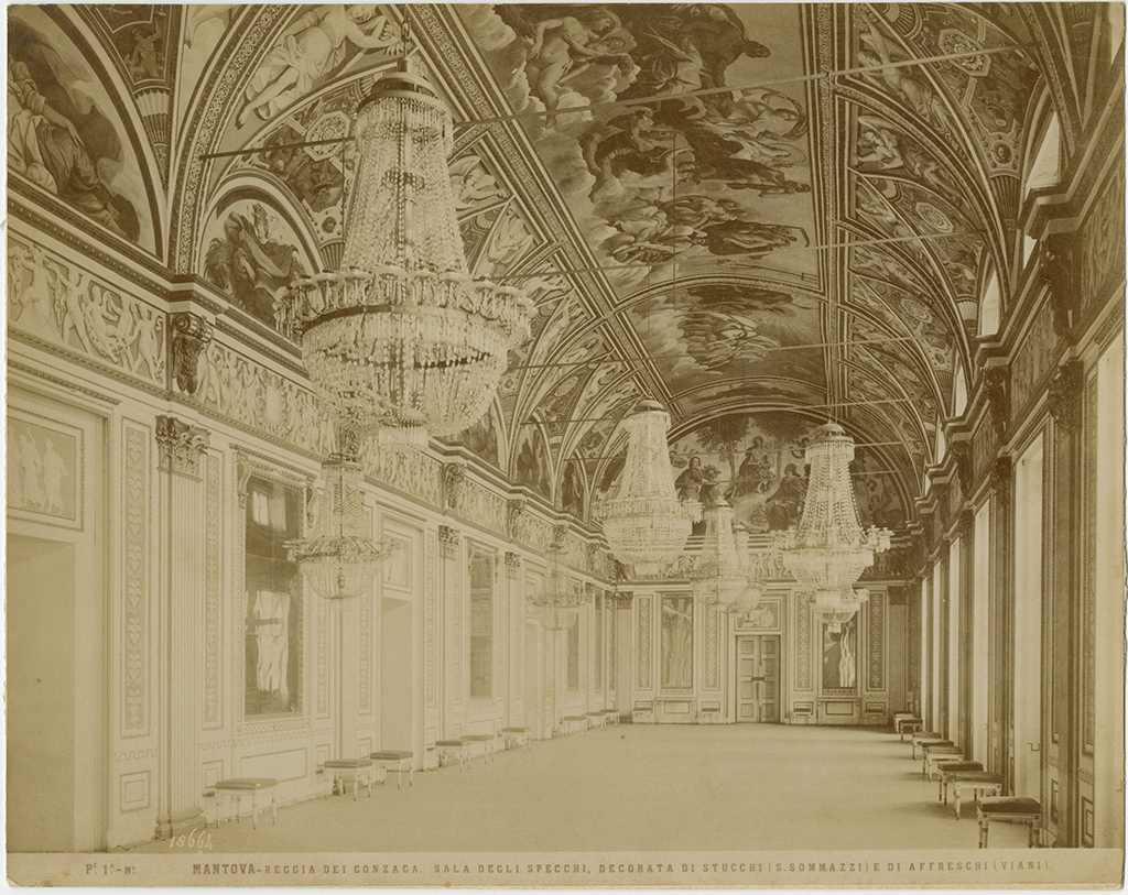 Lombardia - Mantova - Palazzo Ducale - Appartamenti (positivo, insieme) di Premi, Andrea, Alinari, Fratelli, Studio Calzolari (studio), Rotalfoto (XIX-XX)