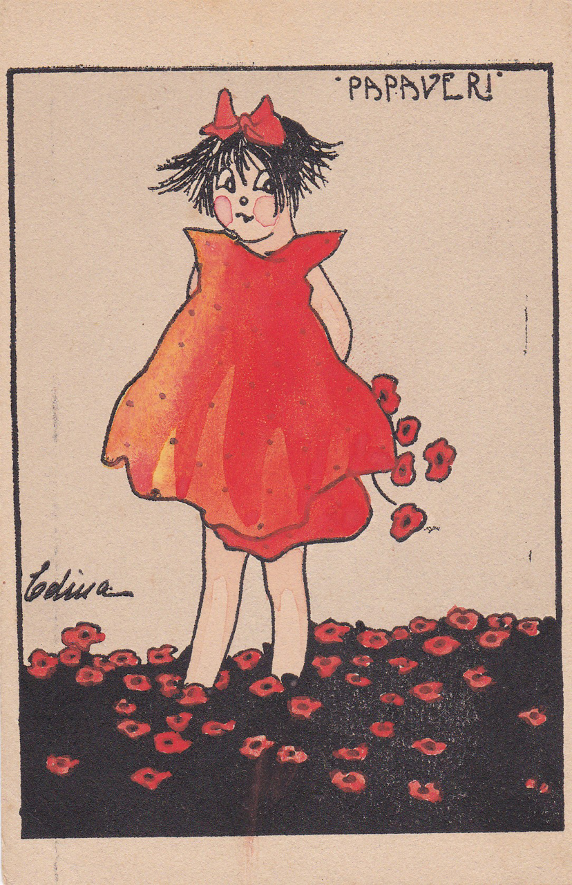 Bambine con fiori (stampa, serie)