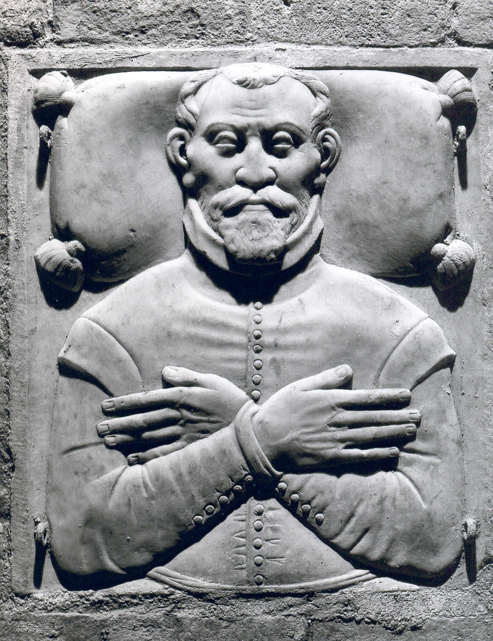 Nobile defunto (lapide tombale) - ambito Italia nord-orientale (sec. XVII)