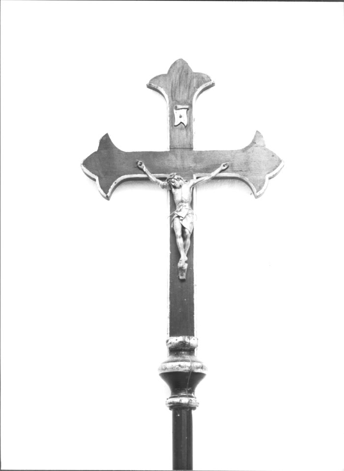 Cristo crocifisso (croce processionale) - ambito Italia nord-orientale (secc. XVII/ XVIII)