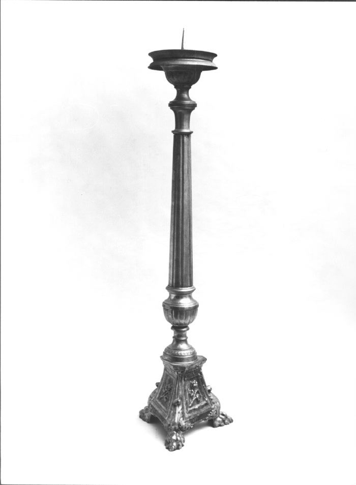 candeliere d'altare, serie - ambito Italia nord-orientale (sec. XVIII, sec. XIX)