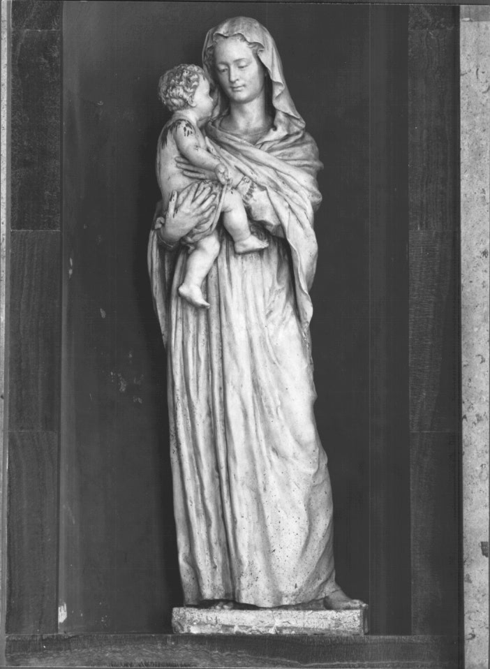 Madonna col Bambino (scultura) - ambito Italia nord-orientale (secc. XIX/ XX)