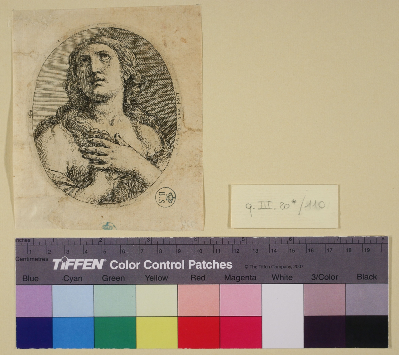 Maria Maddalena, Maria Maddalena (stampa) di Giacinto Gimignani (attribuito) (sec. XVII)