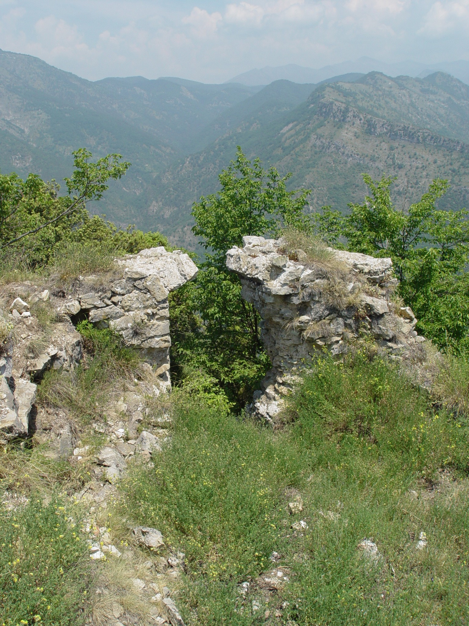Monte Abellio (insediamento, tracce di insediamento) - Dolceacqua (IM)  (Eta' medievale)