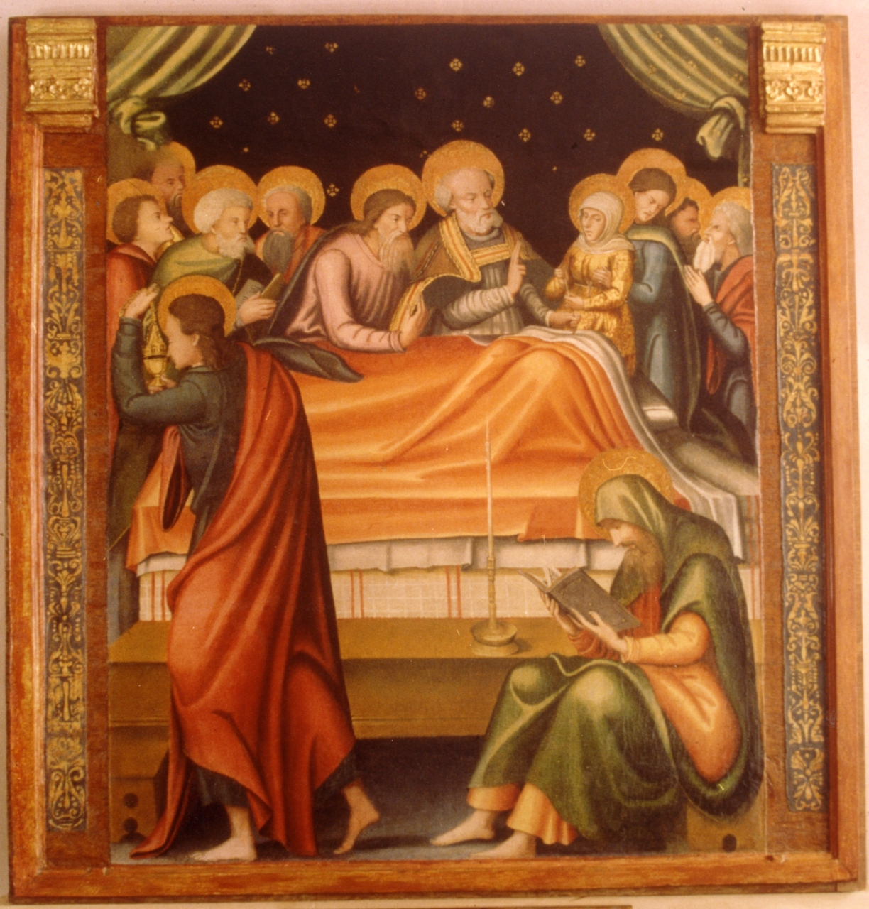 Transito della Madonna (dipinto) di Mainas Antioco (attribuito) (XVI)