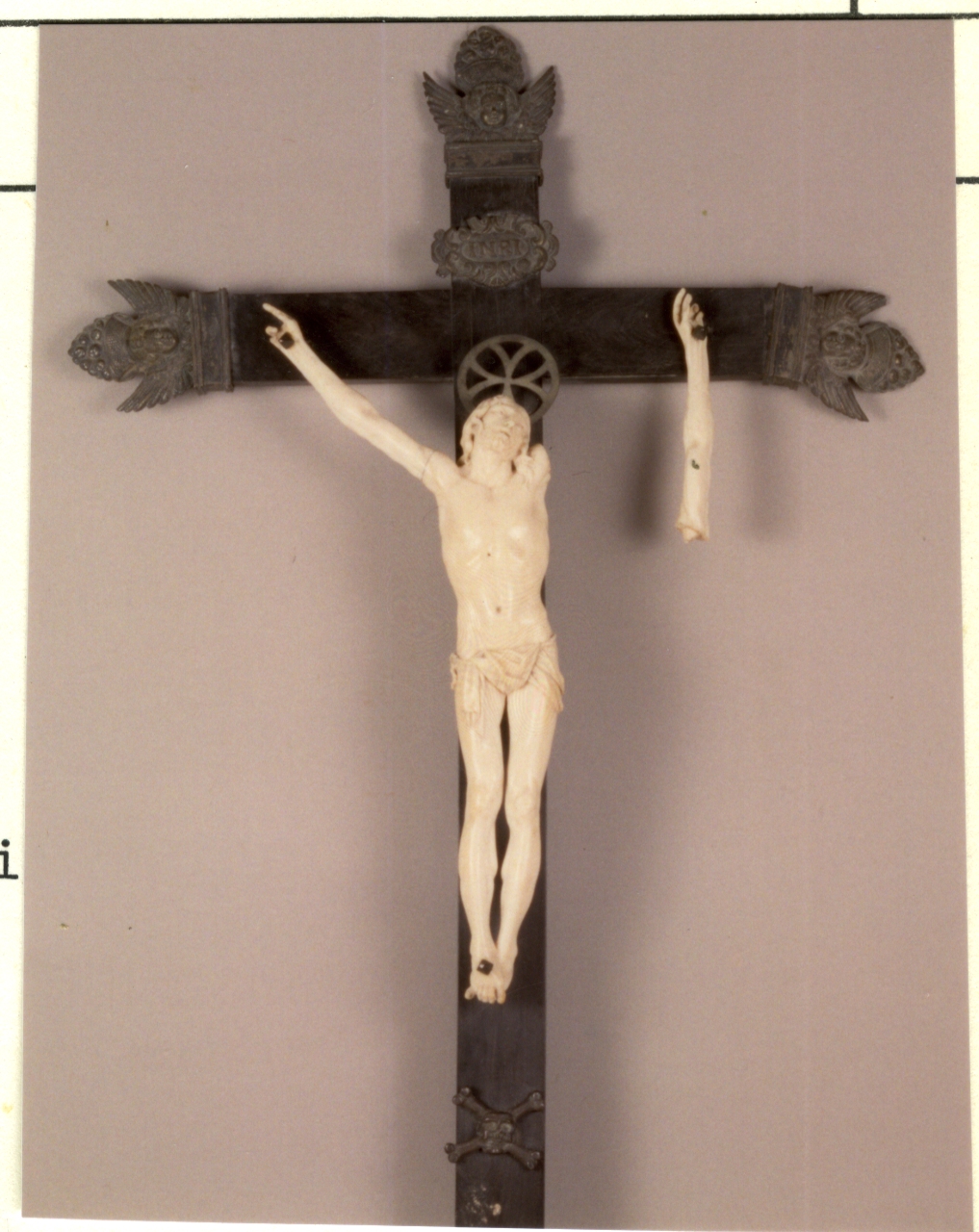 Cristo Crocifisso dolente (croce d'altare) - ambito Italia centro-settentrionale (fine/ inizio XVI/XVII)