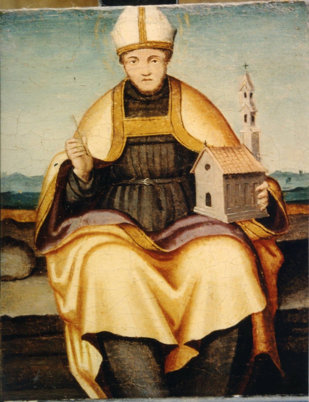 Dottore della chiesa (scomparto di predella, elemento d'insieme)