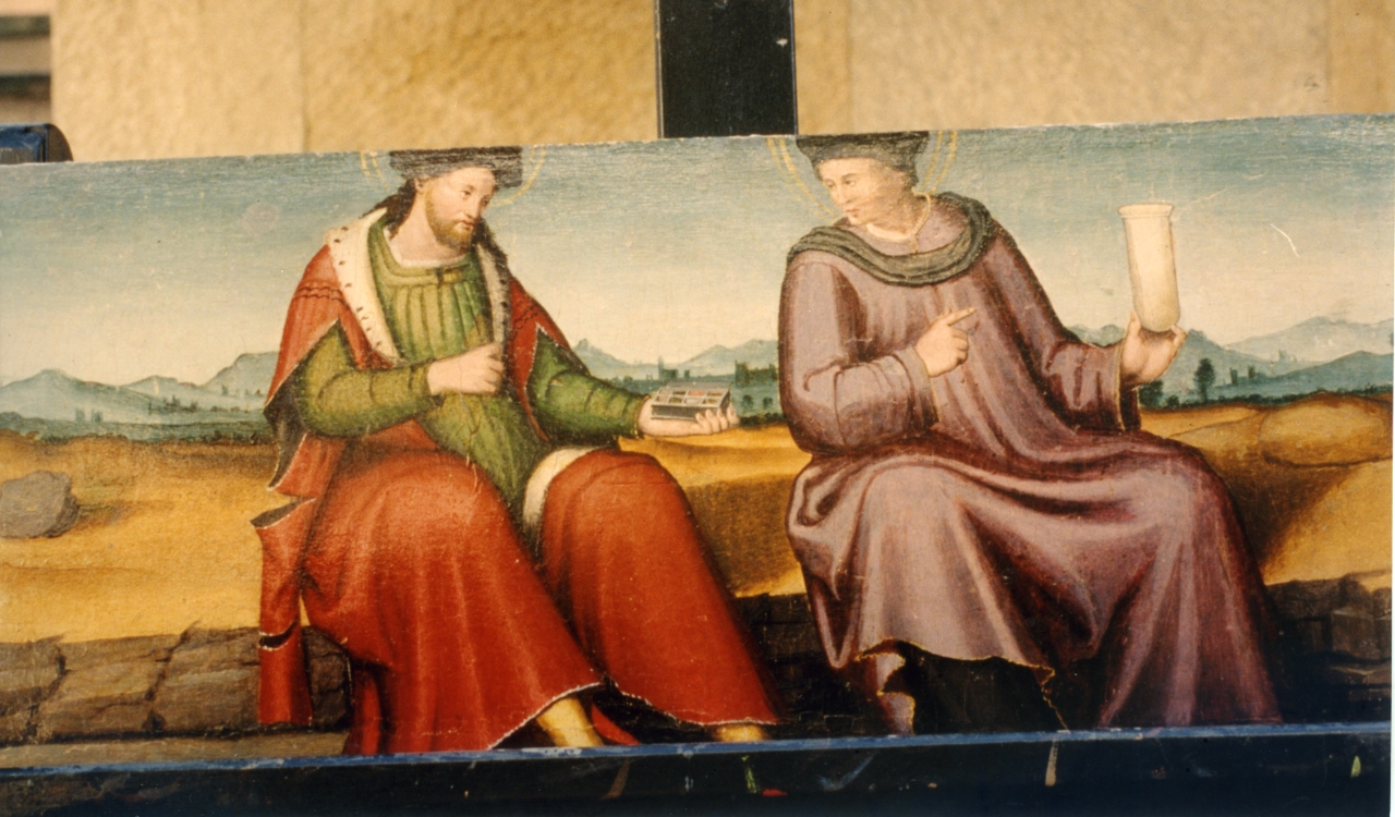 Santi cosma e damiano (scomparto di predella, elemento d'insieme)