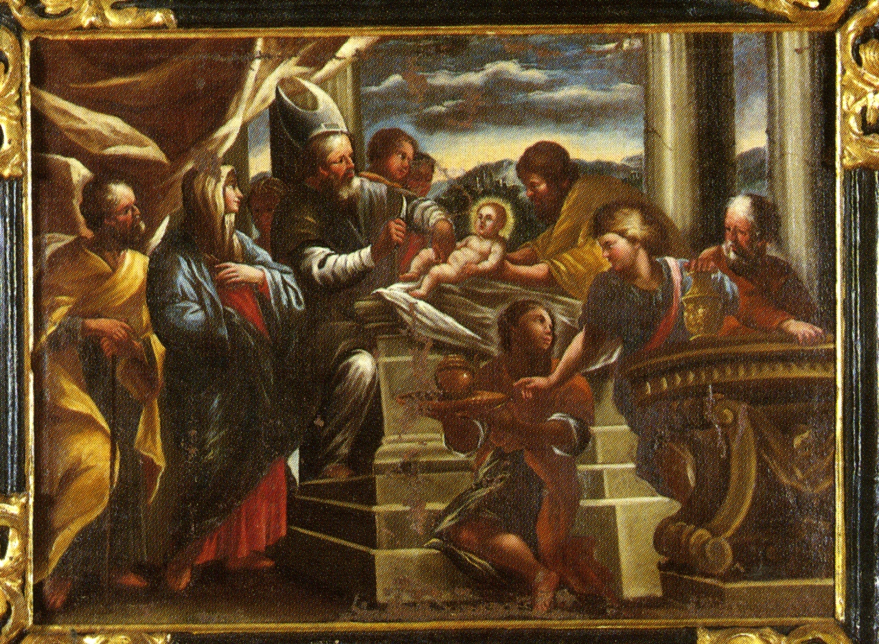 Circoncisione di Gesù Bambino (dipinto, elemento d'insieme) - ambito sardo (metà XVIII)