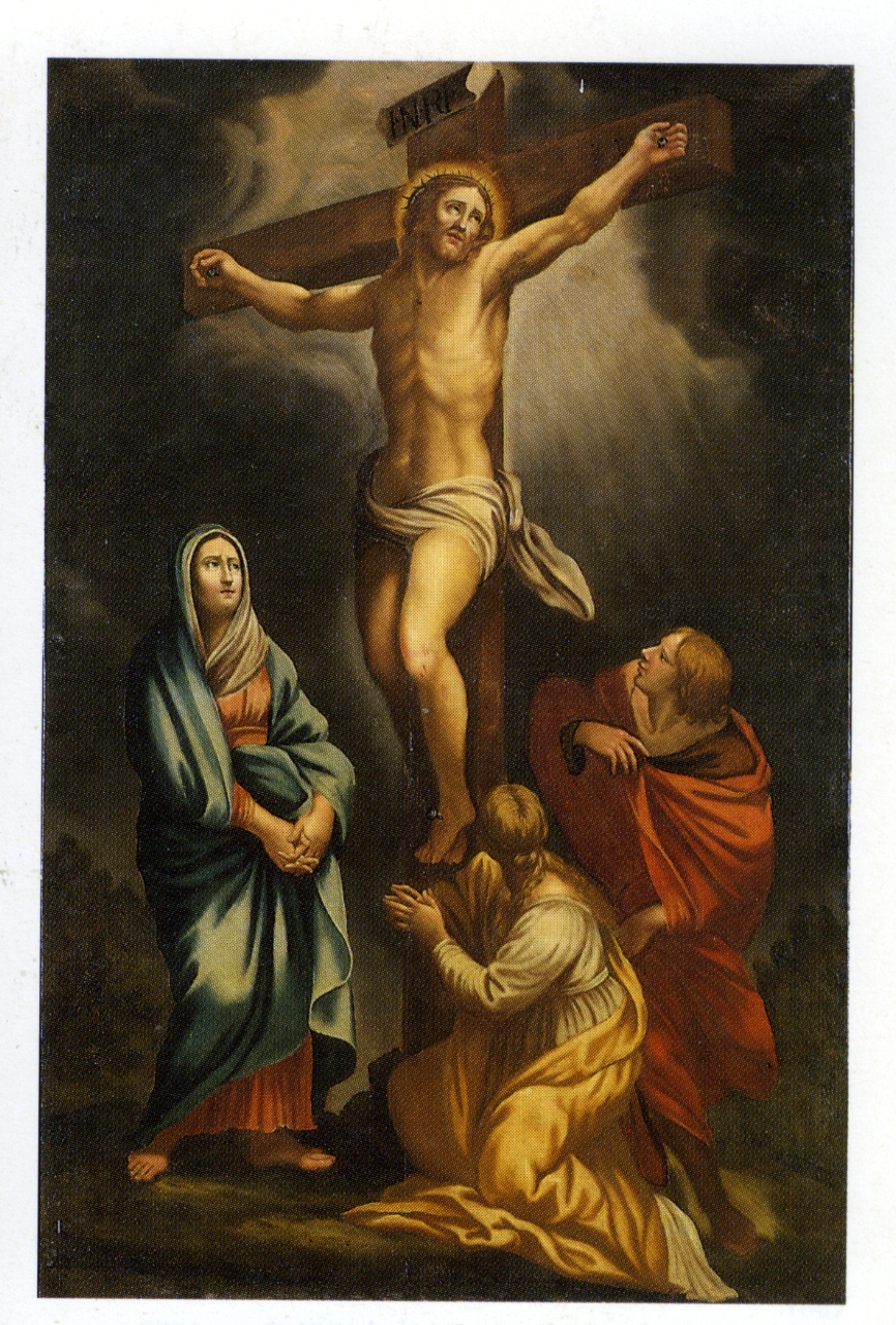 Crocifissione di Cristo con la Madonna e santa Maria Maddalena (dipinto) - ambito italiano (inizio XIX)