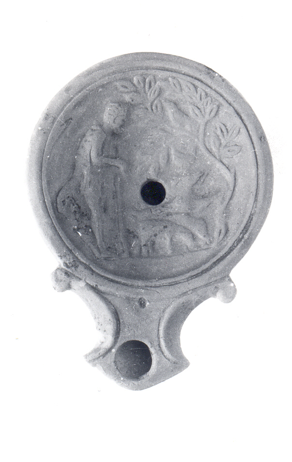 lucerna, monolicne, a volute (prima metà sec. I d.C)