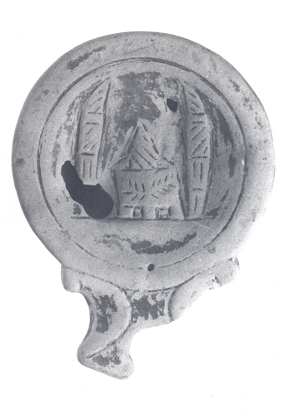 lucerna, monolicne, a volute (prima metà sec. I d.C)