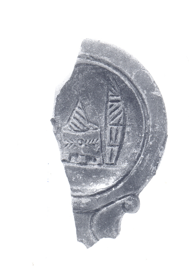 lucerna, monolicne, a volute (prima metà sec. I d.C)