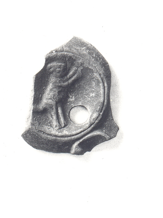 lucerna, monolicne, a volute (sec. I d.C)