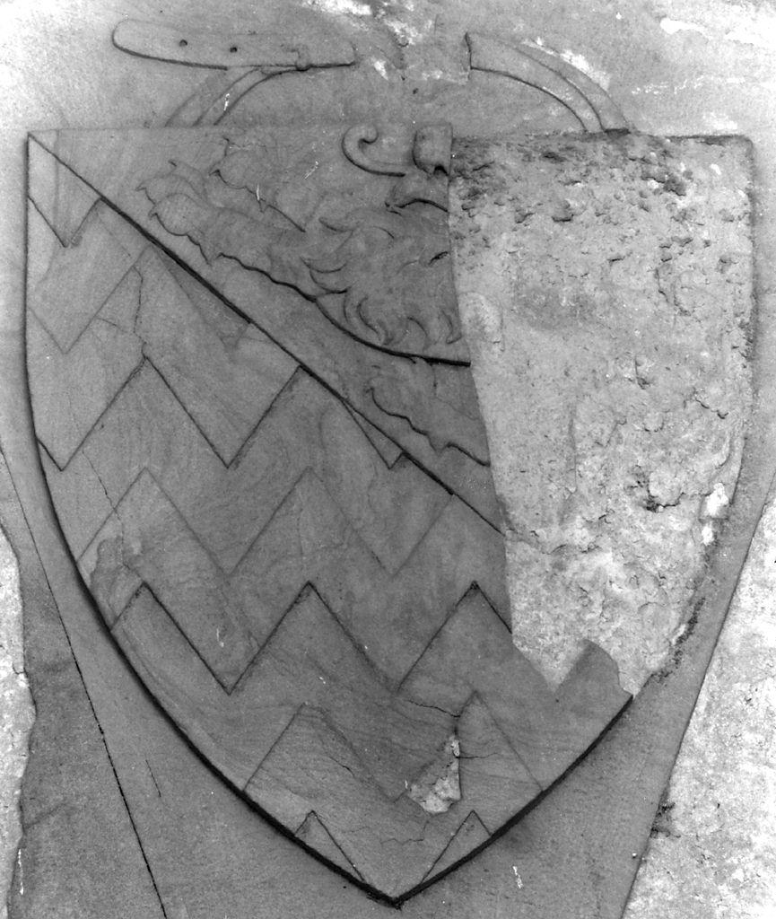 stemma gentilizio della famiglia Rucellai (rilievo) - produzione toscana (sec. XIX)