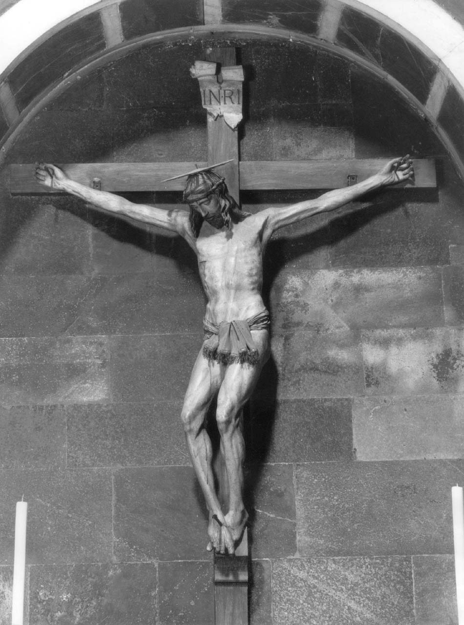 Cristo crocifisso (crocifisso) di Brunelleschi Filippo (sec. XV)