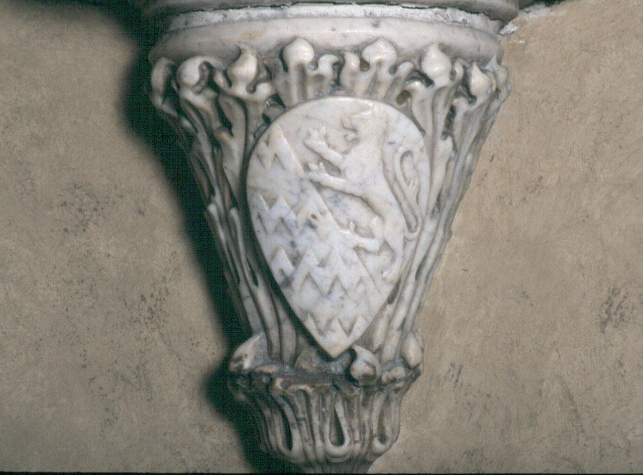 acquasantiera da parete - manifattura toscana (sec. XV)