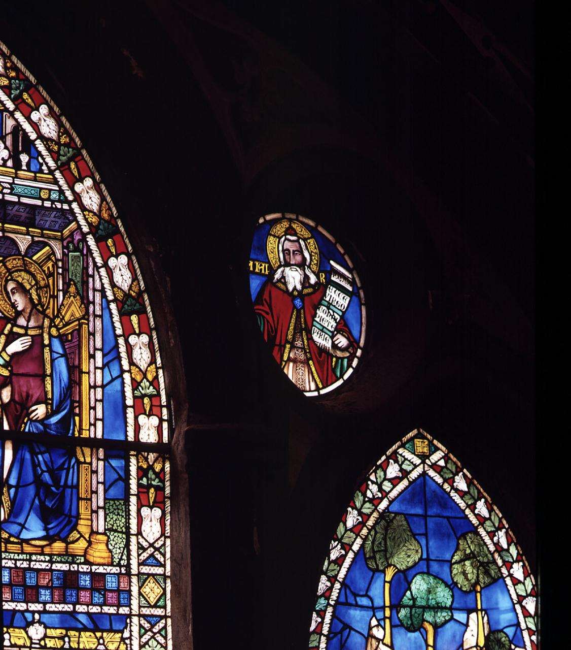Isaia (vetrata) di Gerini Niccolò di Pietro (attribuito), Leonardo di Simone (ultimo quarto sec. XIV)