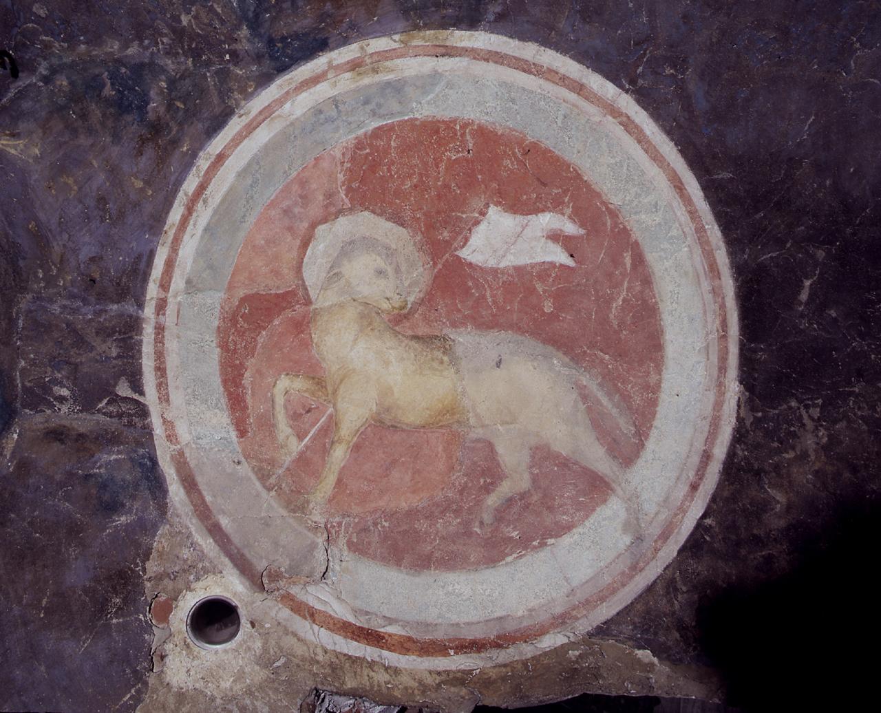 Agnus Dei (dipinto) di Lippo di Benivieni (scuola) - ambito fiorentino (sec. XIV)