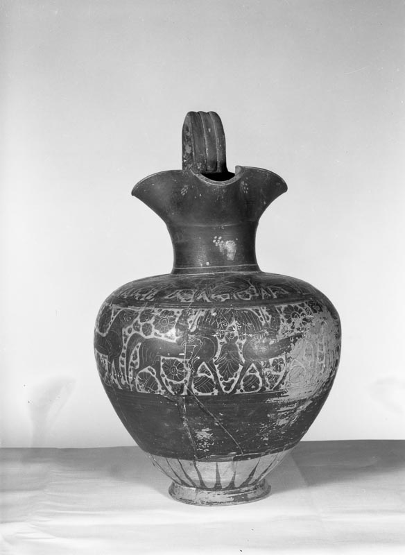 oinochoe (fine/ inizio VII sec. a.C./ VI sec. a.C)