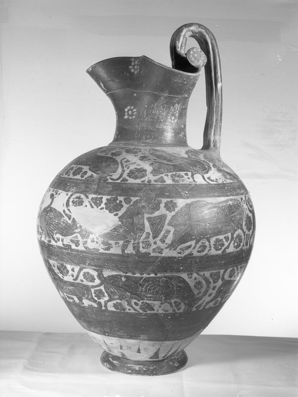 oinochoe (fine/ inizio VII sec. a.C./ VI sec. a.C)