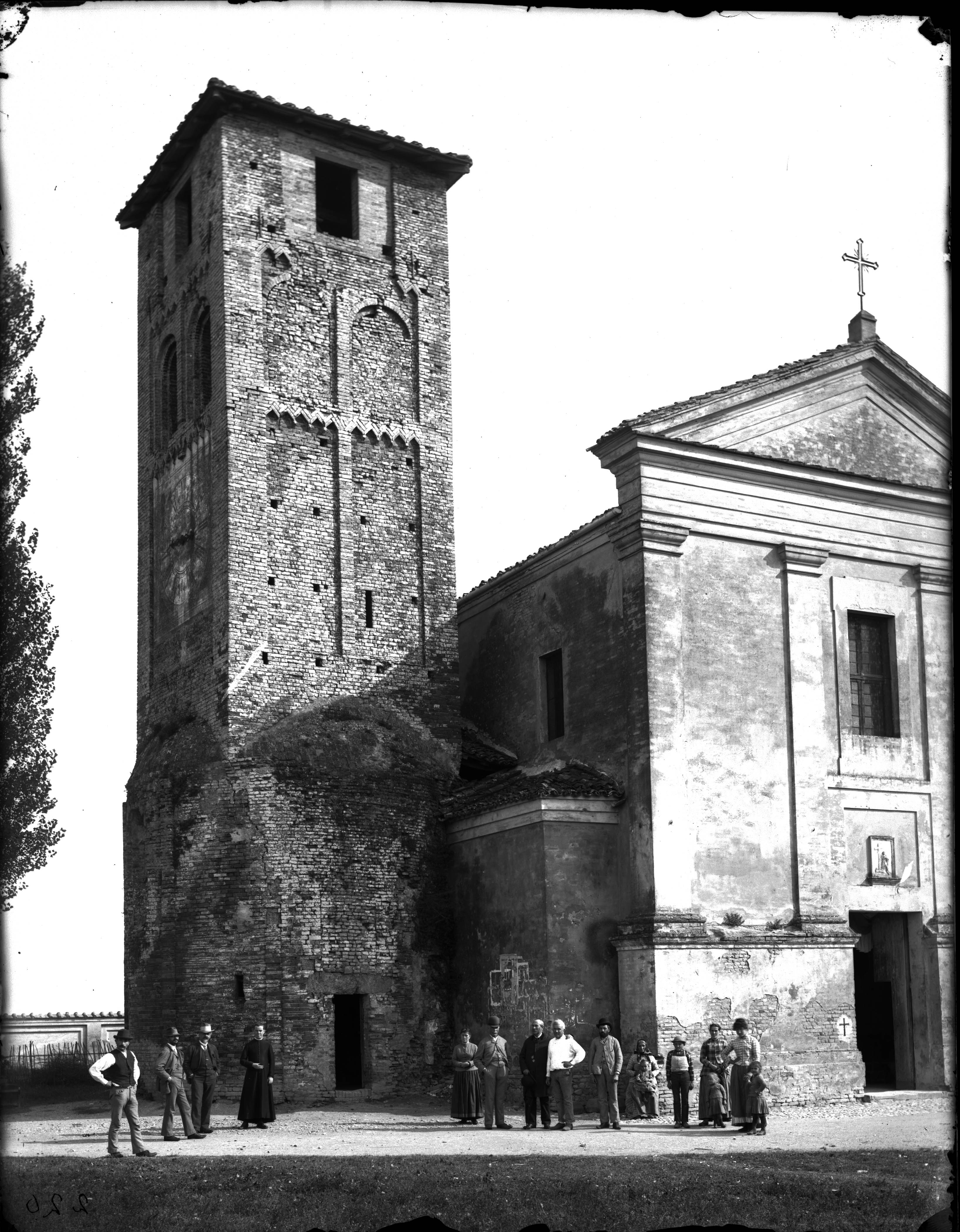 Edifici di culto - Chiese – Campanili (negativo) di Anonimo (XIX)