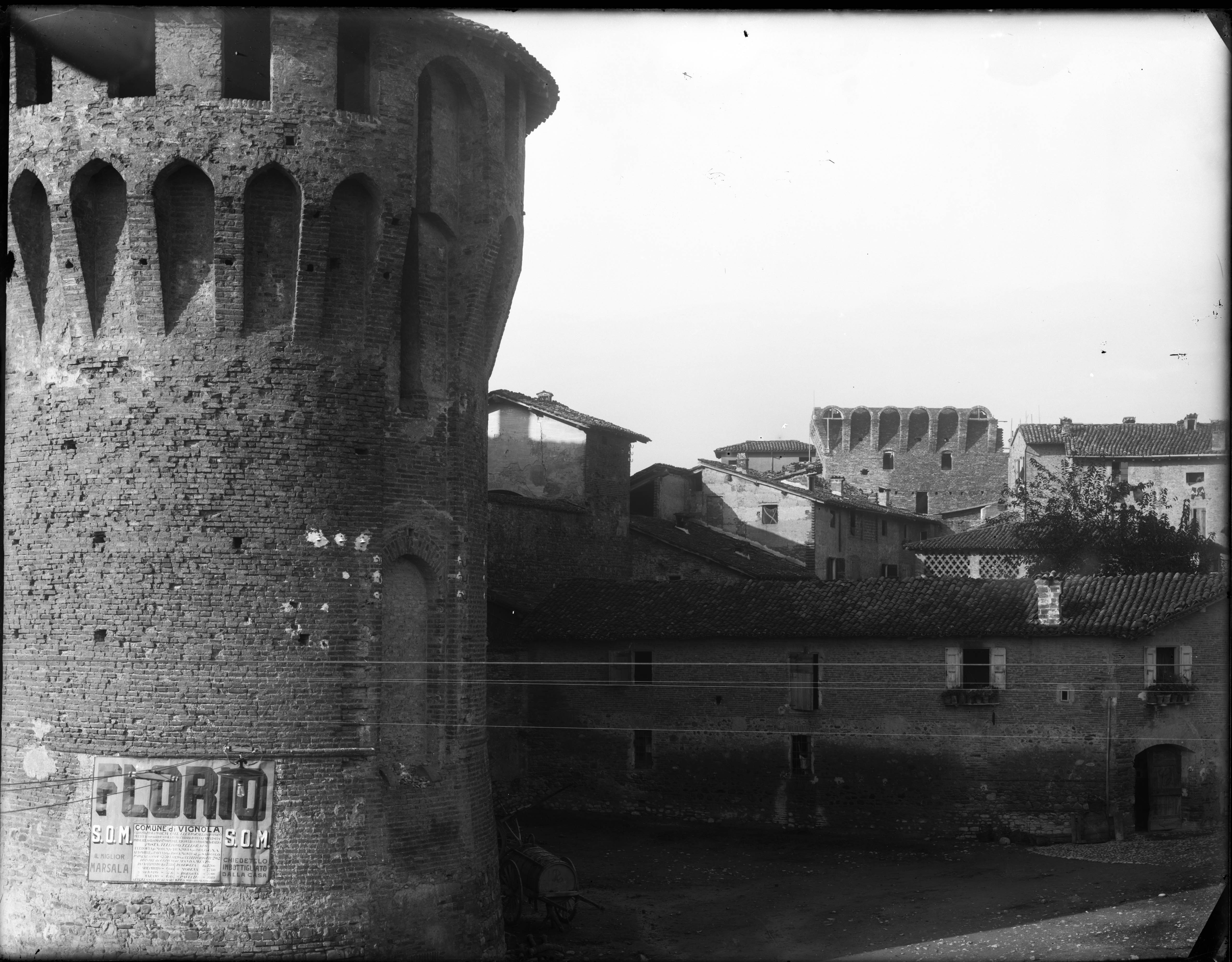 Italia - Emilia Romagna – Vignola – Rocca di Vignola (negativo) di Castelli, Giovanni (primo quarto XX)